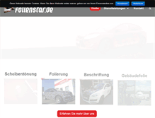 Tablet Screenshot of folienstar.de